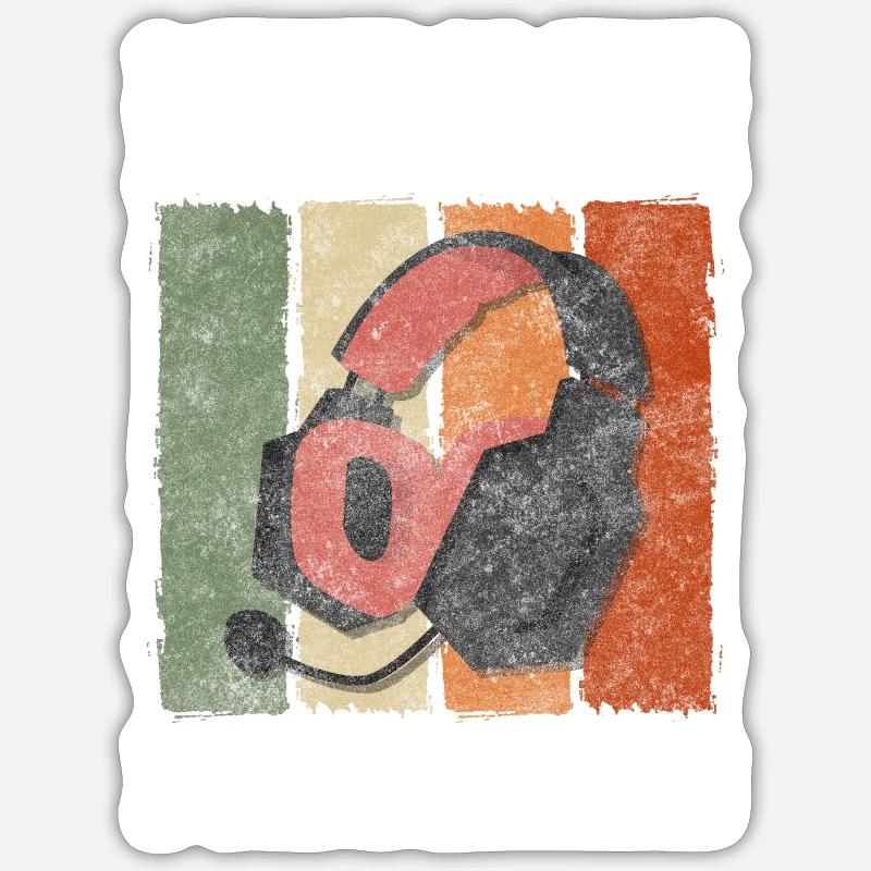 Problem Lösung Satire Egal - Sticker Größe S (10 x 10 cm) - Mattweiß