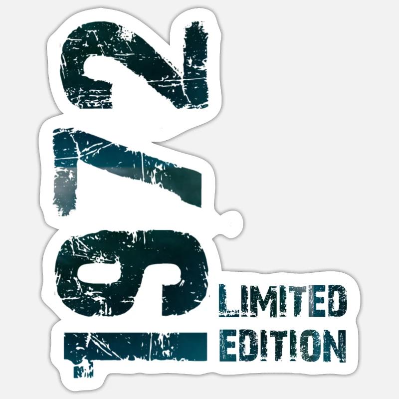 1972 - Sticker size S (10 x 10 cm) - white matte