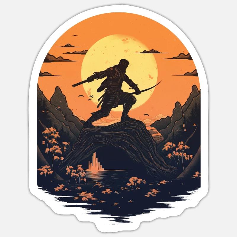 Moonlight Assassin Sticker size S (10 x 10 cm)