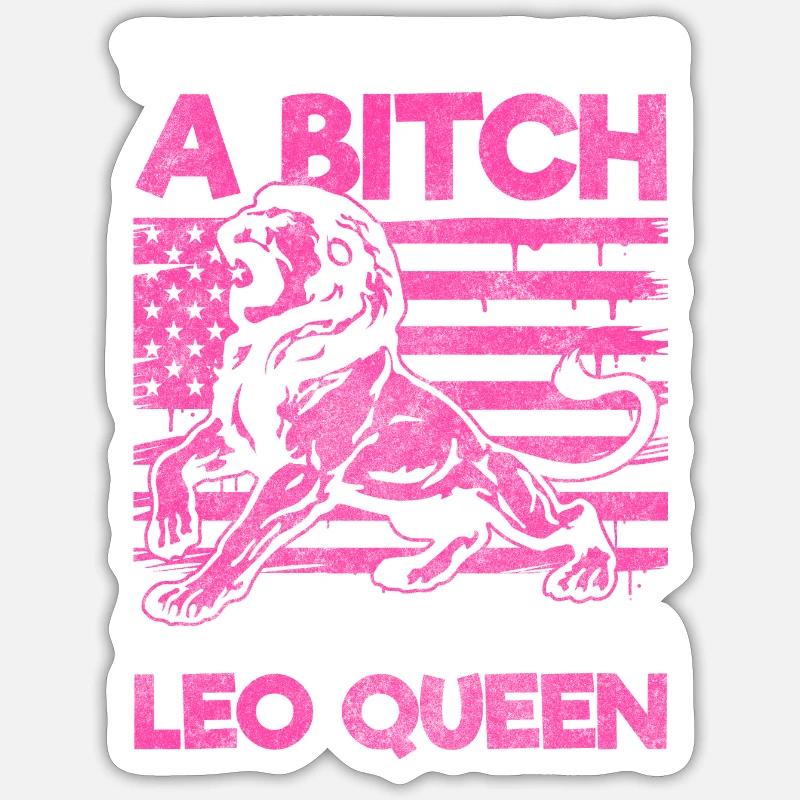 Constellation de superstition du Lion Sticker taille S (10 x 10 cm)