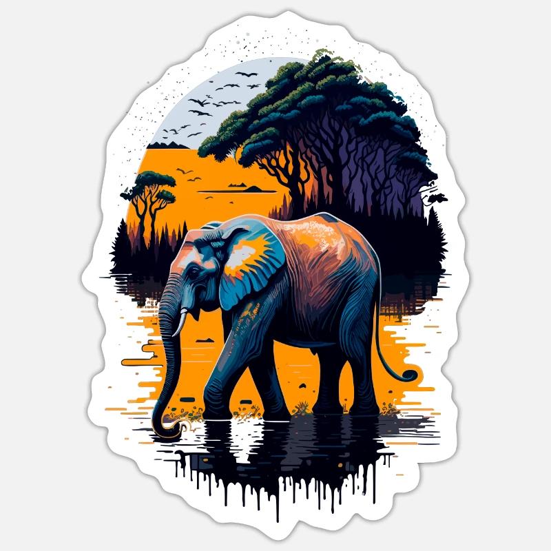 Sticker Größe S (10 x 10 cm) - 