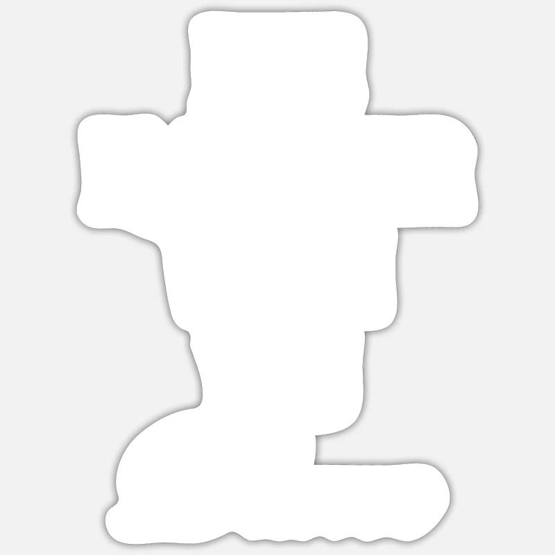 Dancing Dance Music - Sticker size S (10 x 10 cm) - white matte