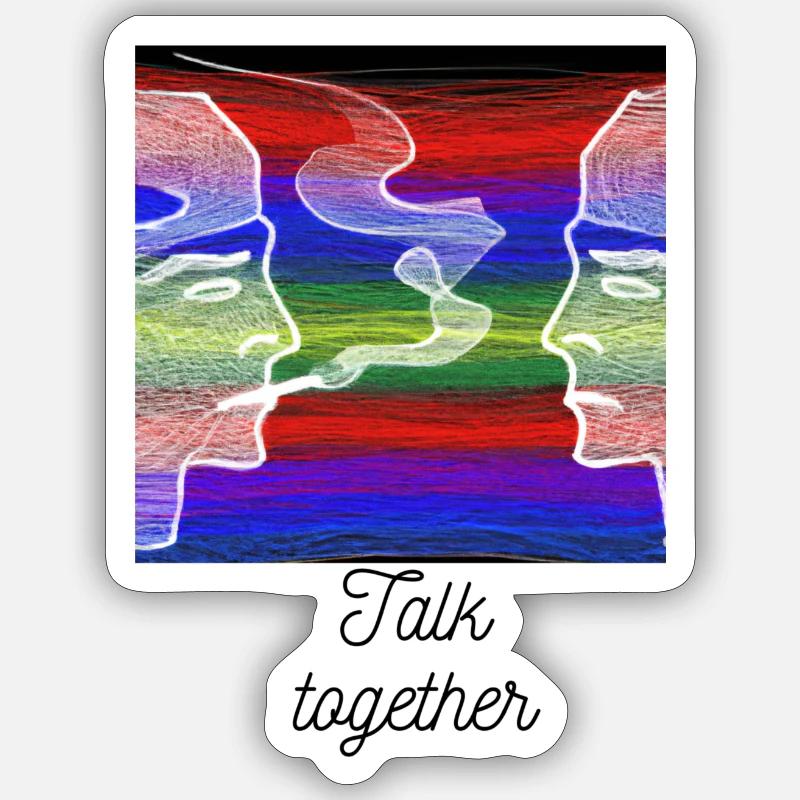 talk Sticker Größe S (10 x 10 cm)