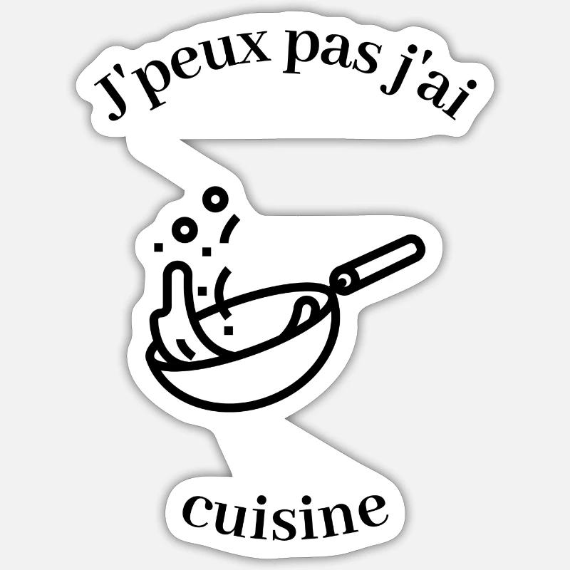 Cuisine Sticker taille S (10 x 10 cm)
