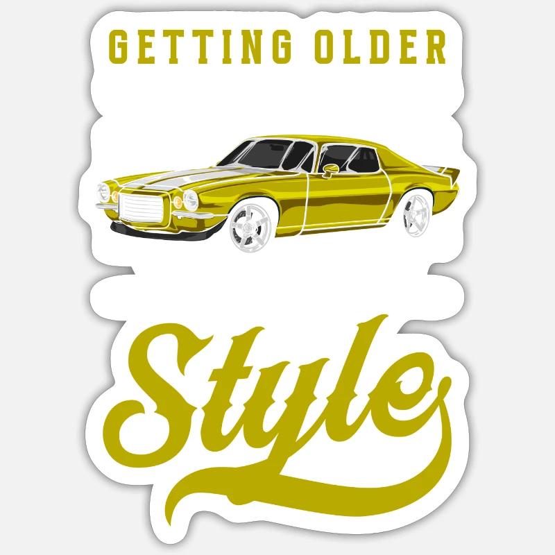 Oldtimer Mechatronics Technician Old Sticker size S (10 x 10 cm)
