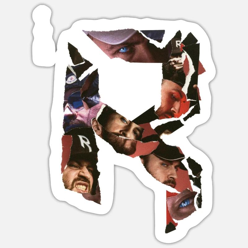 Rapsticky - Sticker Größe S (10 x 10 cm) - Mattweiß