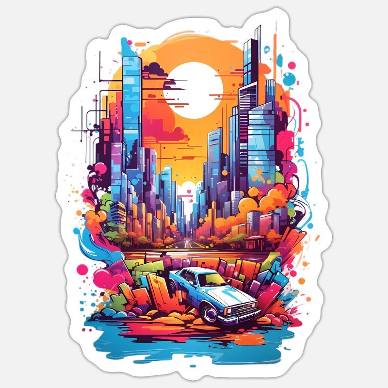 Sticker taille S (10 x 10 cm) - 