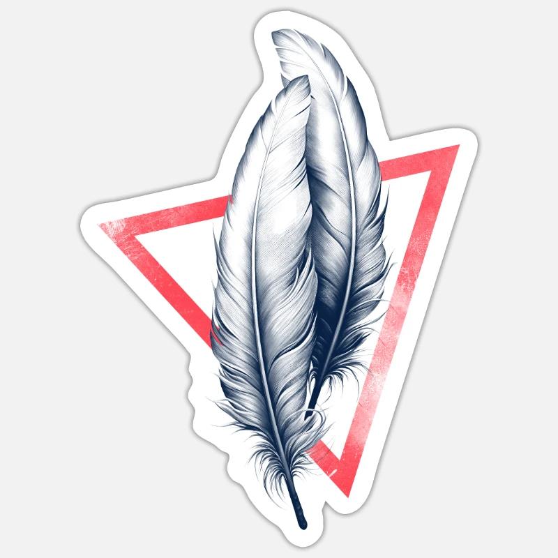 Harmony unveiled - Sticker Größe S (10 x 10 cm) - Mattweiß