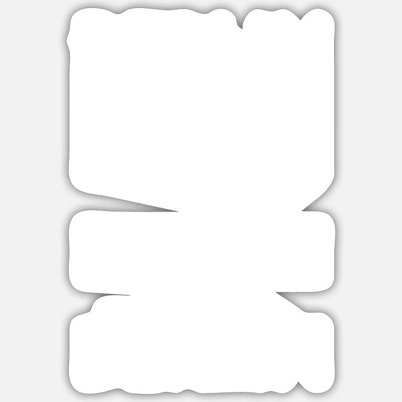 Berlin Berlin Berlin Berlin - Sticker taille S (10 x 10 cm) - blanc mat