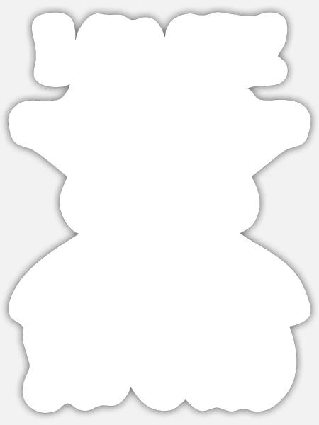 Schwert Krieger Samurai Schwerter - Sticker Größe S (10 x 10 cm) - Mattweiß