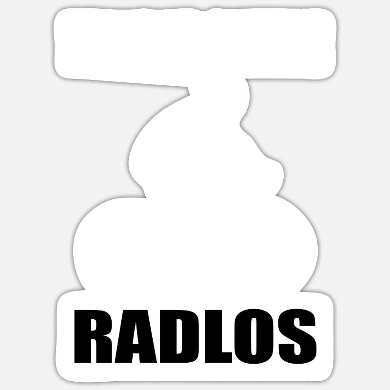 Fahrrad - Sticker Größe S (10 x 10 cm) - Mattweiß