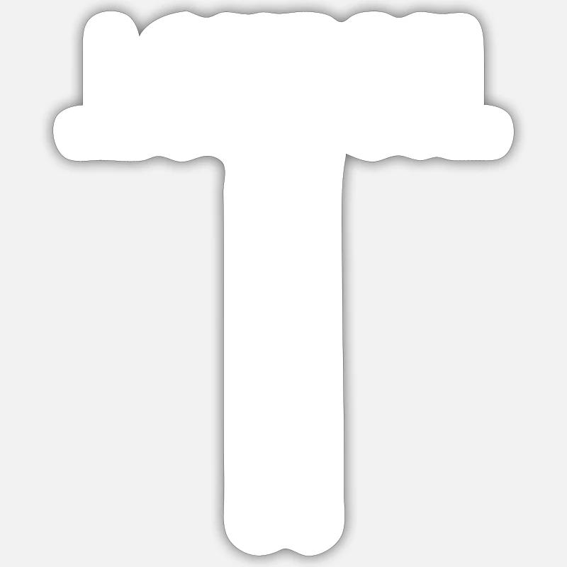 Londres. Londres. - Sticker taille S (10 x 10 cm) - blanc mat