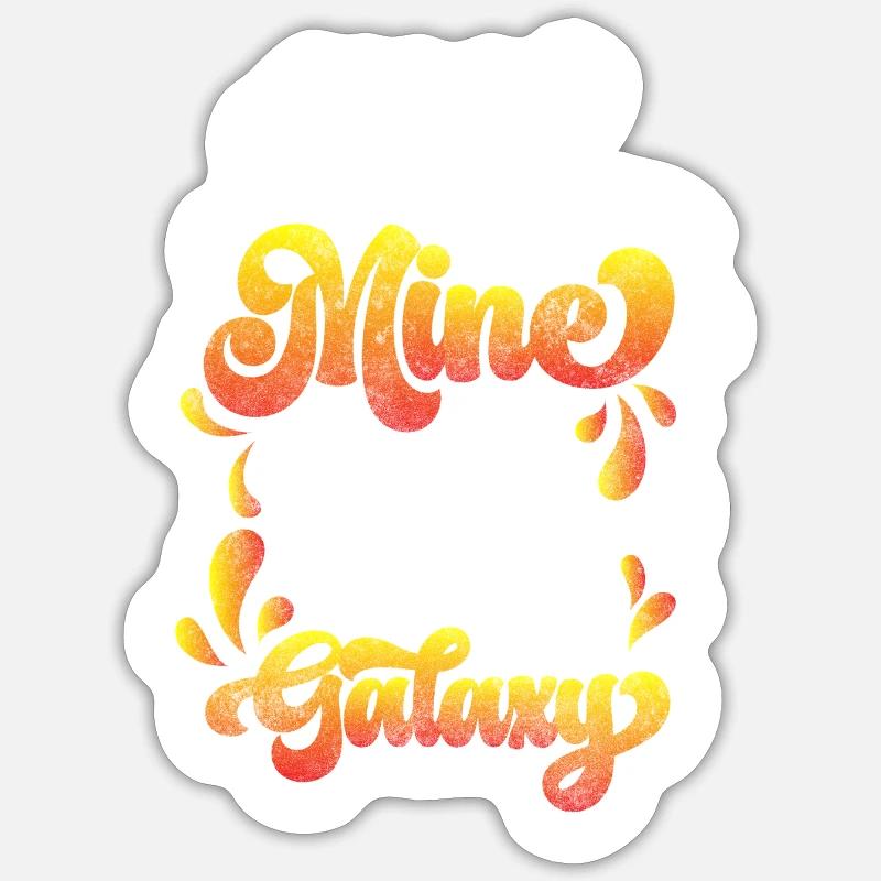 Mining Pit - Sticker size S (10 x 10 cm) - white matte