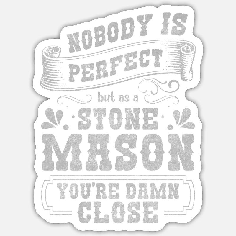 Sculptor Art Apprentice - Sticker size S (10 x 10 cm) - white matte