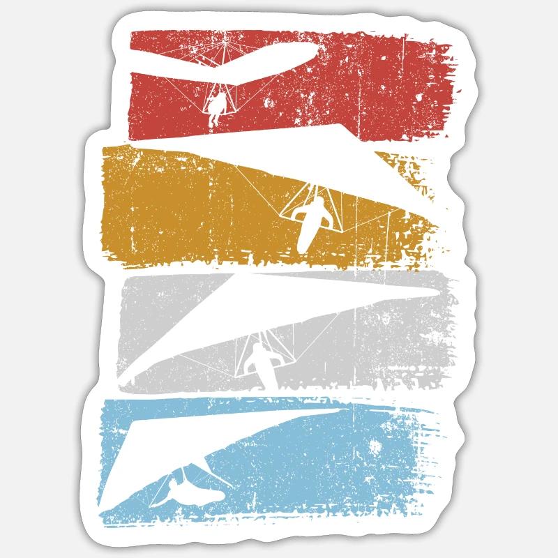 Grimpeurs Strata Silhouette - Sticker taille S (10 x 10 cm) - blanc mat
