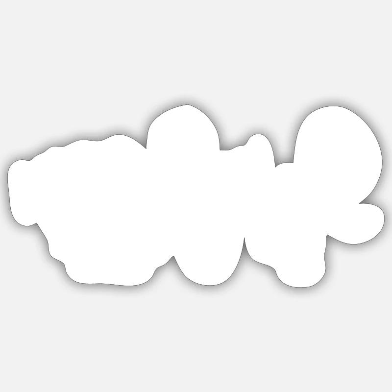 Das authentische moderne Marseille Sticker Größe S (10 x 10 cm)