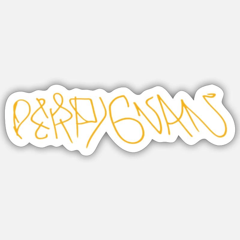 Perpignan Souvenir - Sticker size S (10 x 10 cm) - white matte