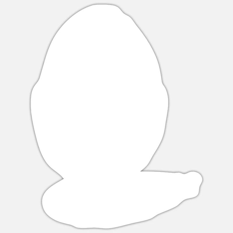 Breakfast egg Sticker size S (10 x 10 cm)