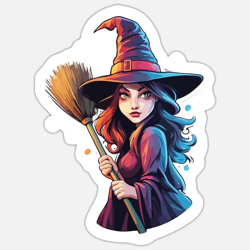 Witch / Magic / Witch Ritual / Fairy Tale / Spell Sticker size S (10 x 10 cm)