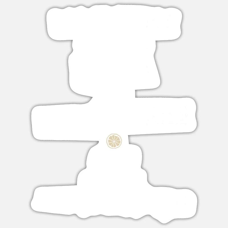 Papa Halterophile - Sticker taille S (10 x 10 cm) - blanc mat