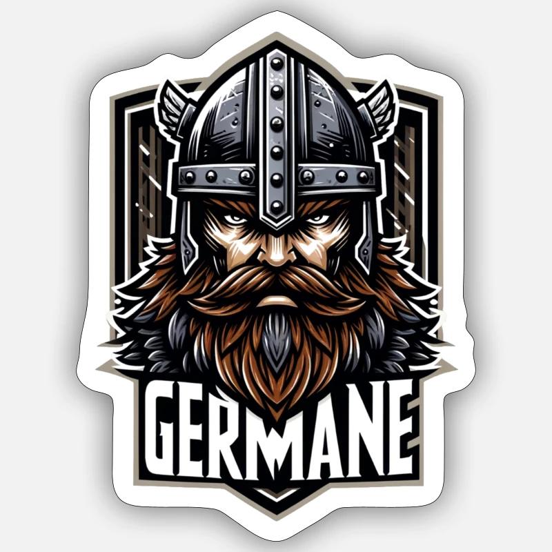 Germane Sticker Größe S (10 x 10 cm)