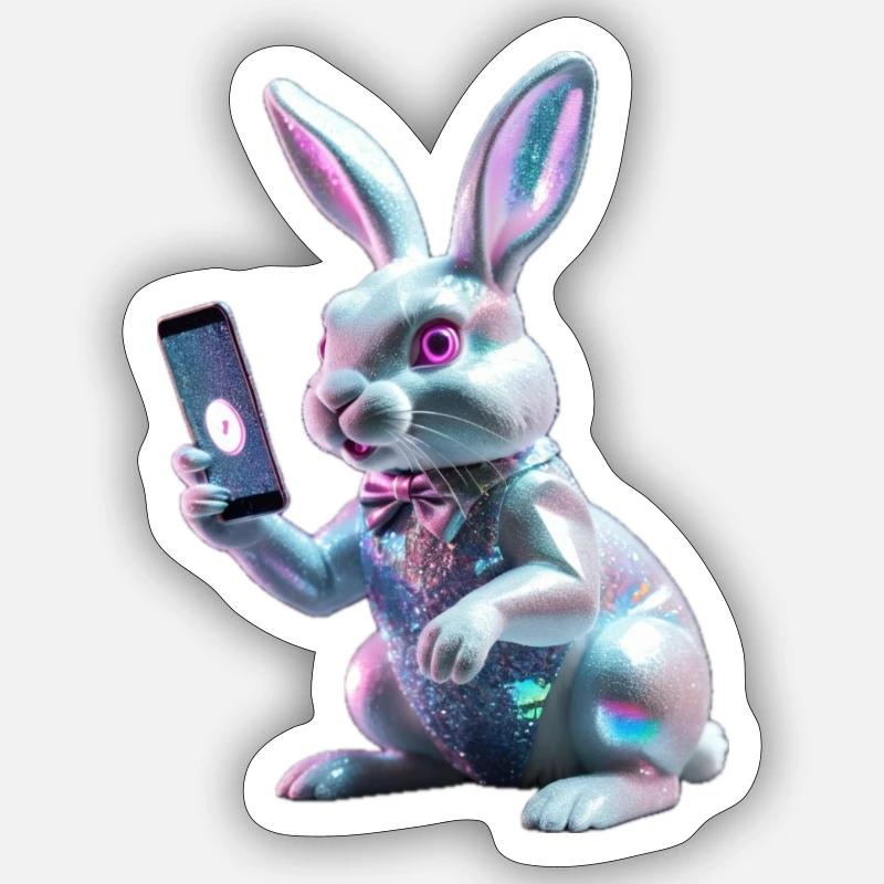 Bunny Pro Sticker Größe S (10 x 10 cm)