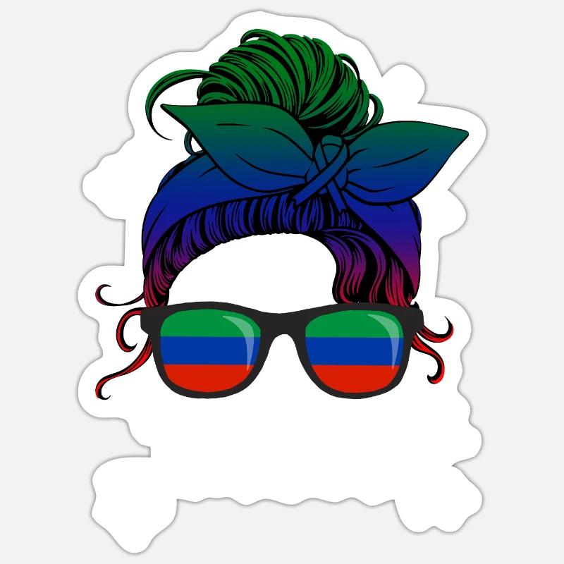 Dagestan - Sticker size S (10 x 10 cm) - white matte