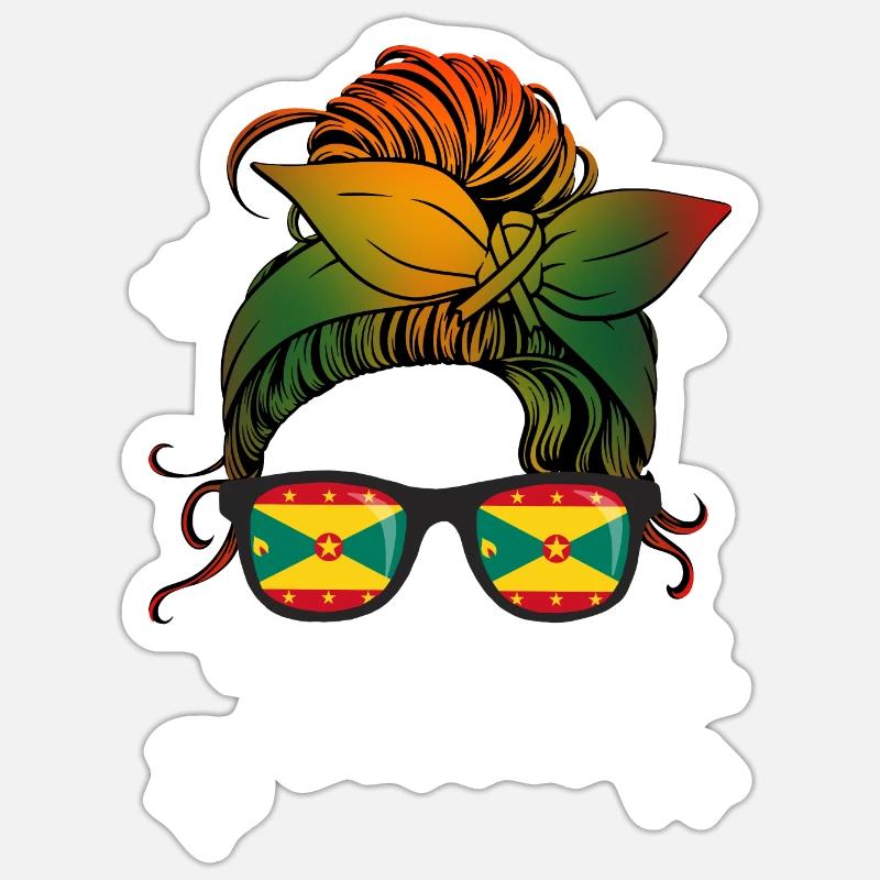 Grenada Sticker size S (10 x 10 cm)