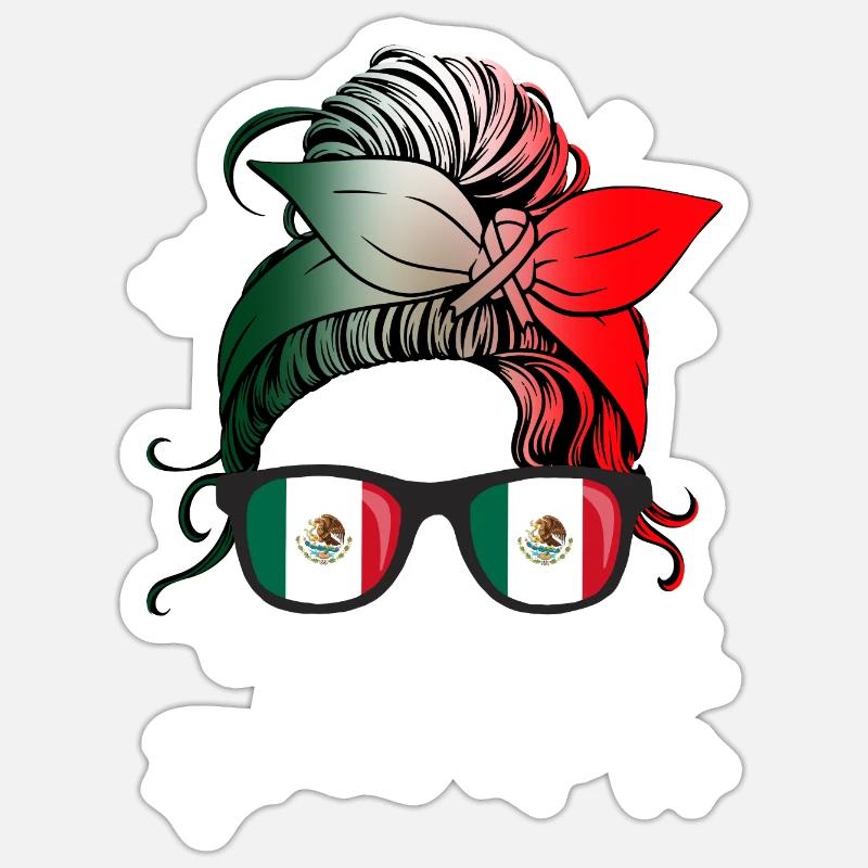 Mexiko Sticker Größe S (10 x 10 cm)