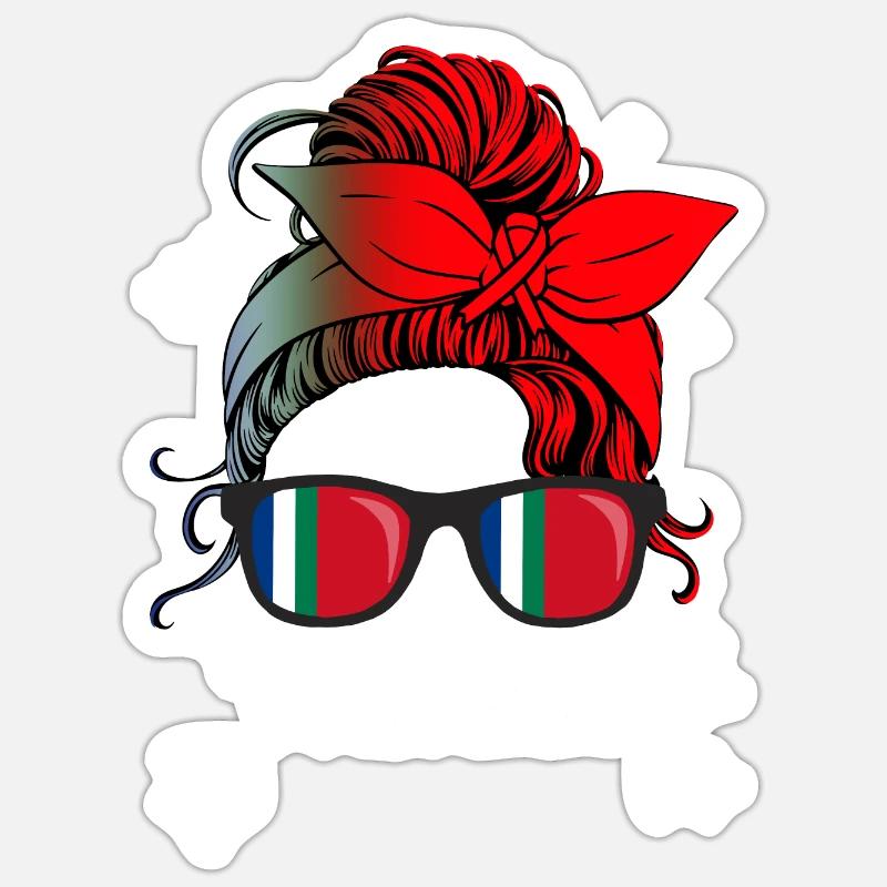 Maluku du Sud - Sticker taille S (10 x 10 cm) - blanc mat