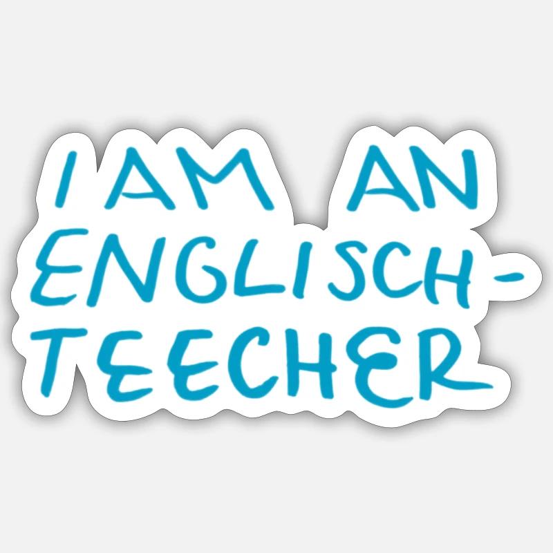 L’autodérision en tant qu’enseignant Sticker taille S (10 x 10 cm)