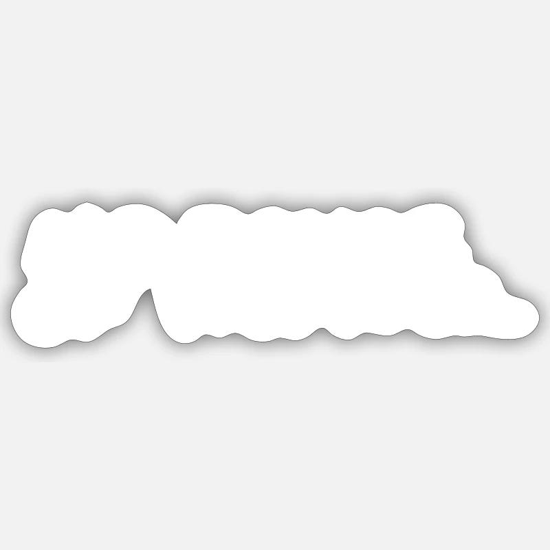 Idée cadeau pour le chef strict Sticker taille S (10 x 10 cm)