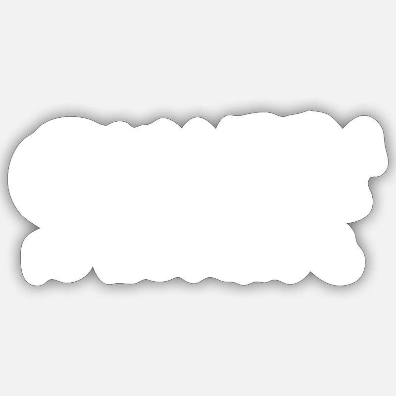 Quantenphysik ist langweilig - Sticker Größe S (10 x 10 cm) - Mattweiß