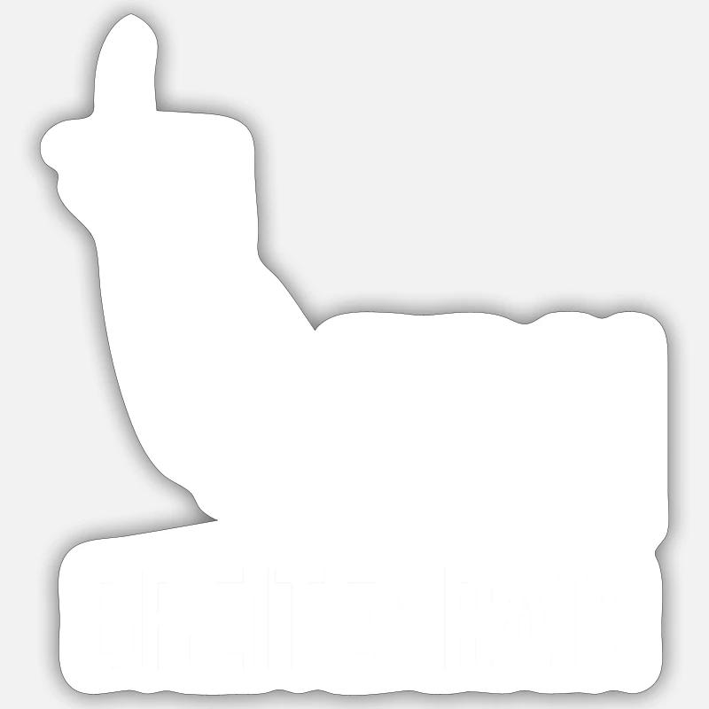 Berne Breitenrain - Sticker taille S (10 x 10 cm) - blanc mat