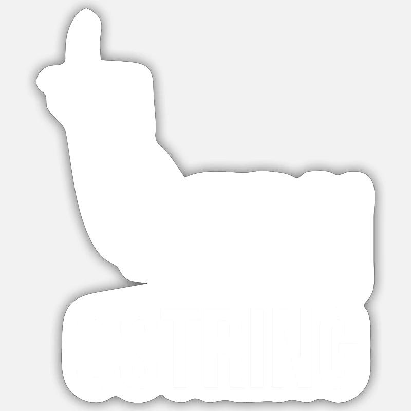 Bern Ostring - Sticker taille S (10 x 10 cm) - blanc mat