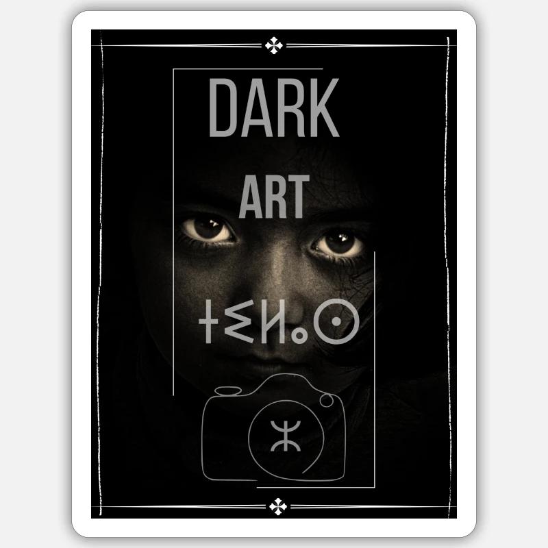 DARK Galactic Elegance Sticker Größe S (10 x 10 cm)