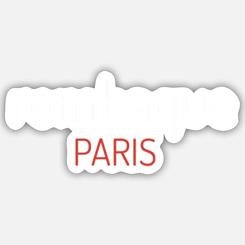 Rombaque - Sticker size S (10 x 10 cm) - white matte