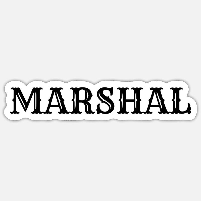 Marshal Sticker size S (10 x 10 cm)
