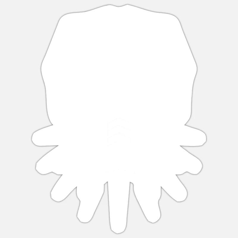 Kangal - Sticker taille S (10 x 10 cm) - blanc mat