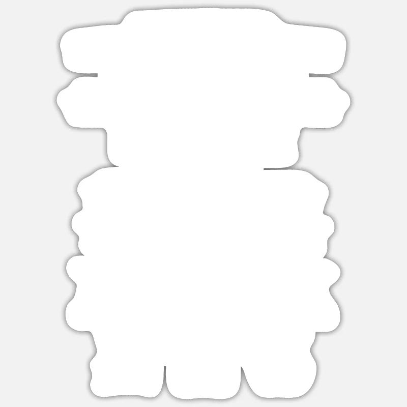 Bitte Schonend BehandelnGeschenk zum 60 Geburtstag - Sticker Größe S (10 x 10 cm) - Mattweiß