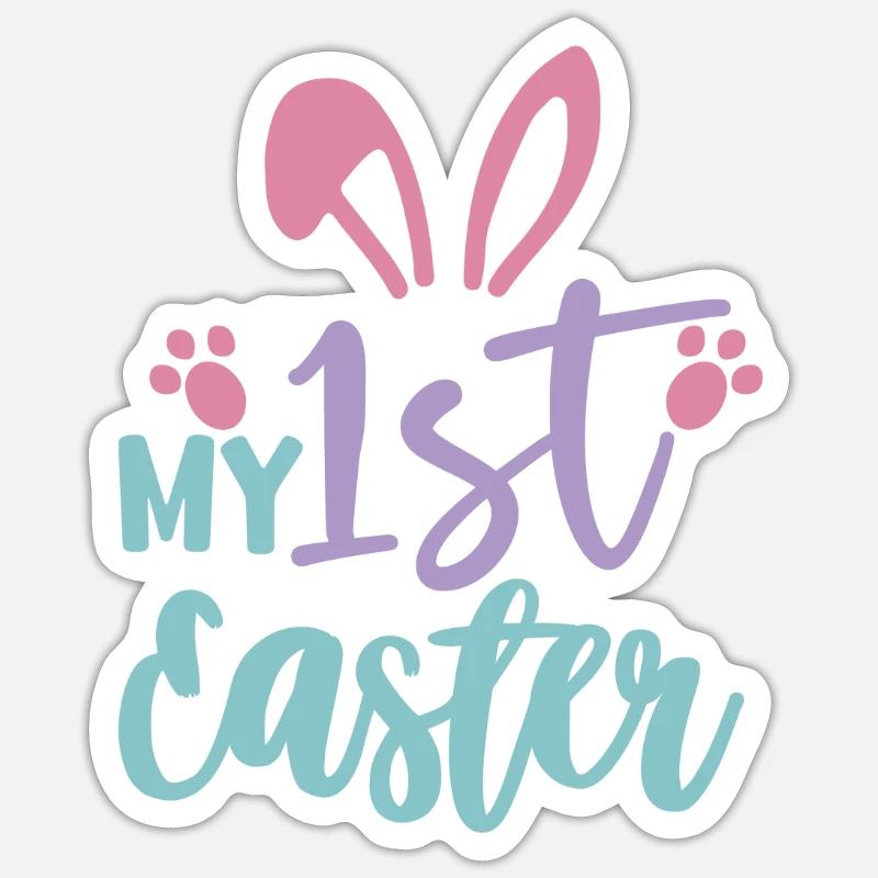 My First Easter Sticker Größe S (10 x 10 cm)
