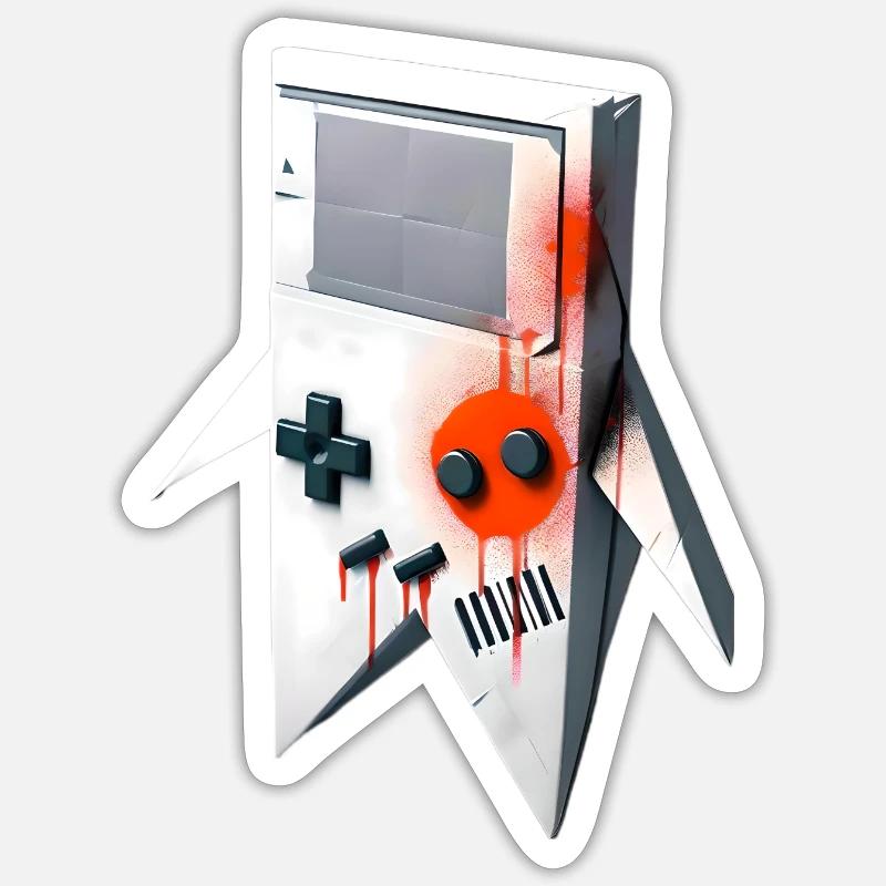 Hey Bot! - Sticker Größe S (10 x 10 cm) - Mattweiß
