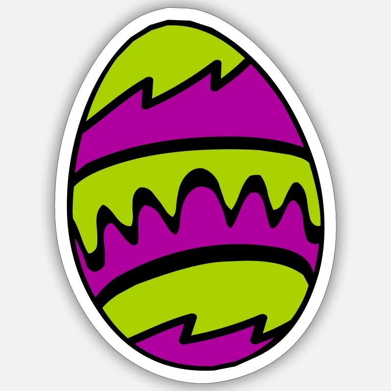 Easter egg Sticker size S (10 x 10 cm)