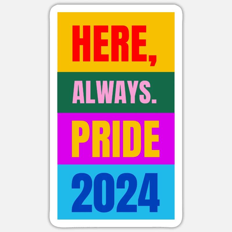 Pride 2024 Sticker size S (10 x 10 cm)