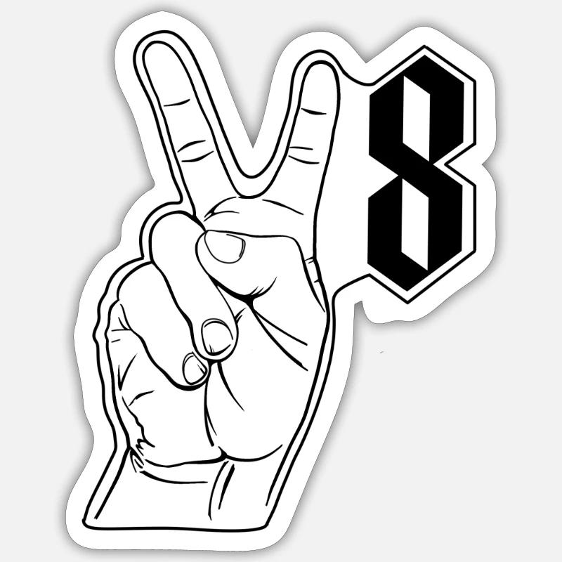 Sticker Größe S (10 x 10 cm) - 