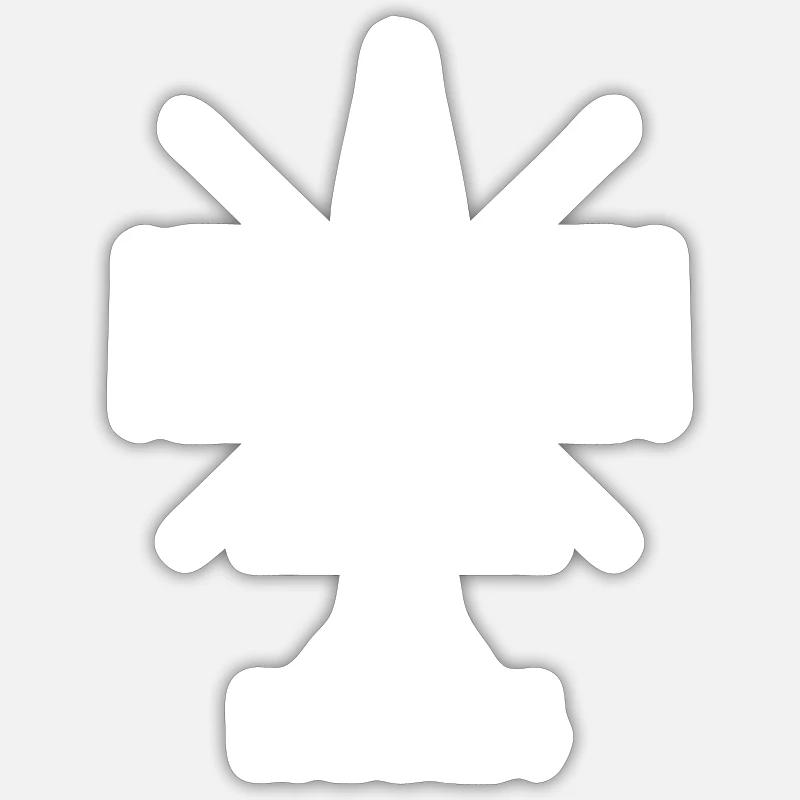 Mama 2024 Geschenk Mutter - Sticker Größe S (10 x 10 cm) - Mattweiß