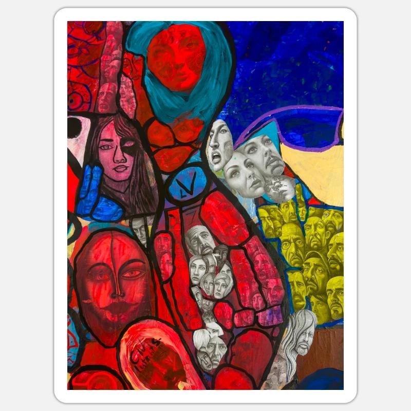 Sticker Größe S (10 x 10 cm) - 