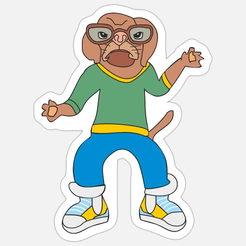 Sticker taille S (10 x 10 cm) - 