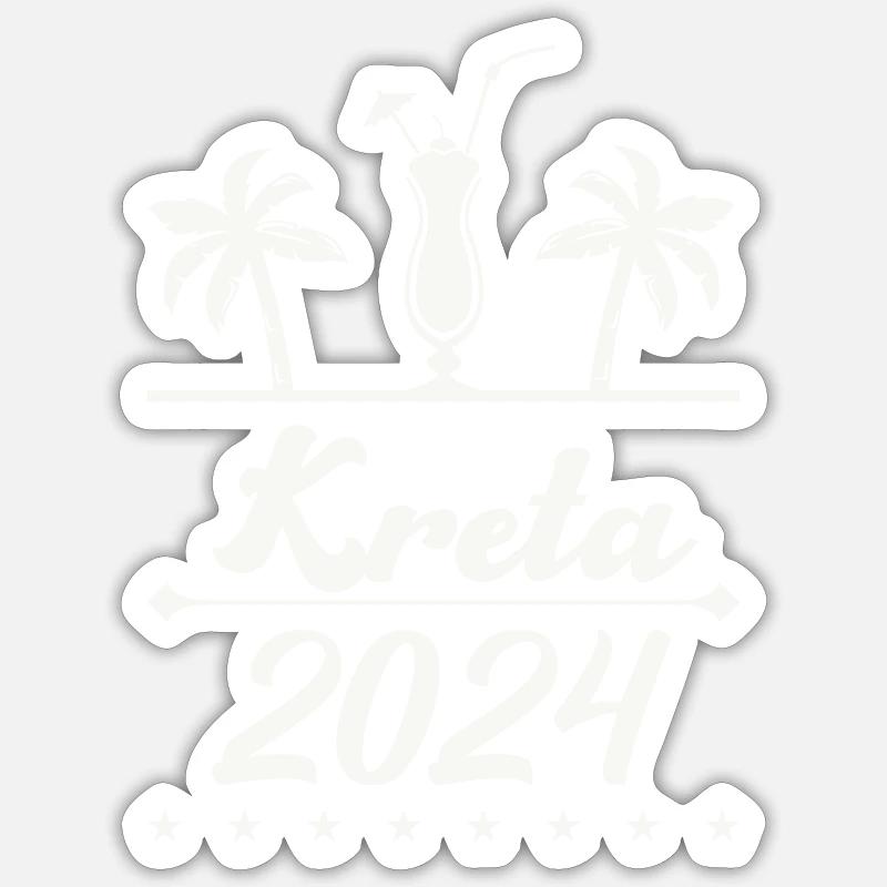 kreta 2024 Sticker Größe S (10 x 10 cm)