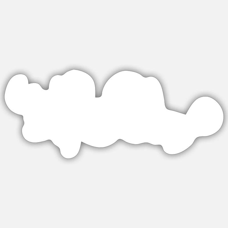 Basel - Sticker size S (10 x 10 cm) - white matte